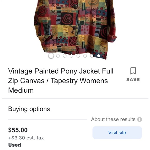 Painted Pony, women’s vintage coat, size Lg. - Picture 8 of 8